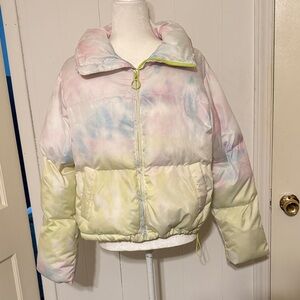 Women's Multicolor Puffer Jacket